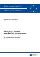 Christl Brink-Friederici, Christl Friederici - Wolfgang Koeppen: Die Stadt als Pandämonium