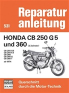 Honda CB 250 G5 und 360  (2 Zylinder)  Baujahr 1974-1976