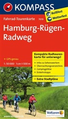 Simone Schröder - Kompass Fahrrad-Tourenkarte Hamburg-Rügen-Radweg