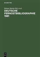 Helmut Martin, Pflug, Günther Pflug - Deutsche Fernostbibliographie 1981