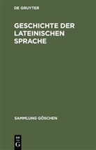 Albert Debrunner, Albert M. Debrunner, Friedric Stolz, Friedrich Stolz, De Gruyter, Wolfgan P Schmid... - Geschichte der lateinischen Sprache
