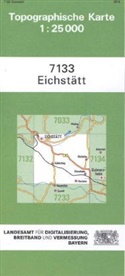 Landesam für Digitalisierung Breitband un - Topographische Karten Bayern - Bl.7133: Topographische Karte Bayern Eichstätt