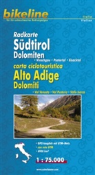 Bikeline Radkarten: Bikeline Radkarte Südtirol, Dolomiten. Alto Adige, Dolomiti