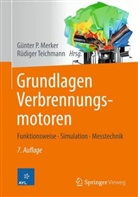 Günter P. Merker, Günte P Merker, Teichmann, Rüdiger Teichmann - Grundlagen Verbrennungsmotoren