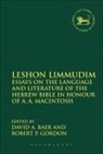 David A Baer, David A. Gordon Baer, Robert P Gordon, David A. Baer, Baer David A., Robert P. Gordon... - Leshon Limmudim