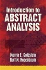 Marvin Goldstein, Marvin E. Goldstein, Burt M. Rosenbaum - Introduction to Abstract Analysis