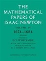 Isaac Newton, Sir Isaac Newton, D. T. Whiteside - Mathematical Papers of Isaac Newton: Volume 4, 1674-1684