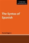 Zagona Karen, Karen Zagona, Karen (University of Washington) Zagona, Zagona Karen, J. Bresnan - Syntax of Spanish
