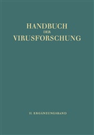 Rober Doerr, Robert Doerr, Hallauer, Hallauer, C. Hallauer - Handbuch der Virusforschung