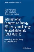 Zehra Banu Bahsi, Zehra Banu Bahsi Oral, Zehr Banu Bahsi, Zehra Banu Bahsi, A. Y Oral, Ahmet Yavuz Oral... - International Congress on Energy Efficiency and Energy Related Materials (ENEFM2013)