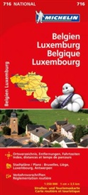 MICHELI - Belgique Luxembourg 1:350 000 -ancienne édition-