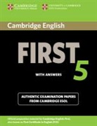 Cambridge ESOL - Cambridge English First 5 Student Book with Answers