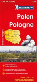 Carte nationale 720 - Pologne 1:700 000 -ancienne édition-