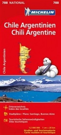 Carte nationale 788, Michelin - Chile Argentinien - Chil Argentine -ancienne édition-