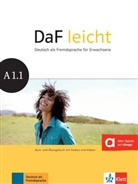 Sabin Jentges, Sabine Jentges, Elk Körner, Elke Körner, Angeli Lundquist-Mog, Angelika Lundquist-Mog... - DaF leicht - A1.1: DaF leight : Deutsch als Fremdsprach für Erwachsene : Kurs und Übungsbuch mit DVD-ROM