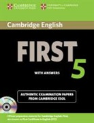 Cambridge ESOL - Cambridge English First 5 Student Pack : Student Book with Answers