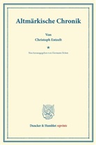 Christoph Entzelt, Herman Bohm, Hermann Bohm - Altmärkische Chronik.