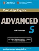 Cambridge ESOL - Cambridge English Advanced 5 Student Book with Answers