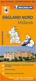 Michelin Karte England Nord, Midlands
