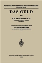 Melchior Palyi, Dennis Holm Robertson, Dennis Holme Robertson - Das Geld