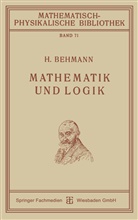 Heinrich Behmann - Mathematik und Logik