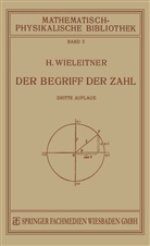 H Wieleitner, H. Wieleitner - Der Begriff der Zahl in Seiner Logischen und Historischen Entwicklung