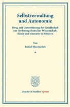 Rudolf Slawitschek - Selbstverwaltung und Autonomie