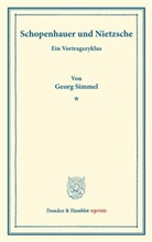 Georg Simmel - Schopenhauer und Nietzsche.
