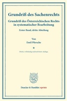 Emil Pfersche, Augus Finger, August Finger, Frankl, Frankl, Otto Frankl - Grundriß des Sachenrechts.