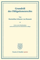Maximilian Schuster von Bonnott, Finger, Augus Finger, August Finger, Frankl, Frankl... - Grundriß des Obligationenrechts.
