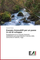 Giovanni Frosio - Energie rinnovabili per un paese in via di sviluppo