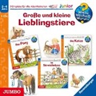 Große und kleine Lieblingstiere, 3 Audio-CDs (Audiolibro)