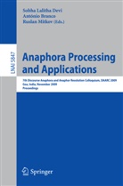 Antóni Branco, António Branco, Sobha Lalitha Devi, Ruslan Mitkov, Lalitha Devi Sobha - Anaphora Processing and Applications