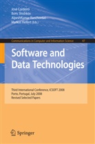 José Cordeiro, Josè Cordeiro, Markus Helfert, Alpesh Kumar Ranchordas, AlpeshKumar Ranchordas, AlpeshKumar Ranchordas et al... - Software and Data Technolgoies