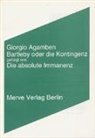 Giorgio Agamben, Andreas Hiepko, Maria Zinfert - Bartleby oder die Kontingenz