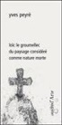 Yves Peyre, Yves Peyré, Peyre Yves, Yves Peyré - Du Paysage Considere Comme Nature Morte ; Loic le Groumellec