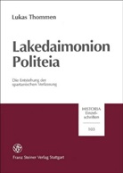 Lukas Thommen - Lakedaimonion Politeia