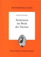 Roderich Kirchner - Sentenzen im Werk des Tacitus