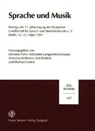 Kurt Bielfeld, Annerose Keilmann, Anner Keilmann u a, Antoinett Lamprecht-Dinnesen, Antoinette Lamprecht-Dinnesen, Johannes Pahn... - Sprache und Musik