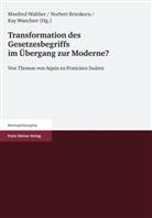 Norber Brieskorn, Norbert Brieskorn, Kay Waechter, Manfred Walther - Transformation des Gesetzesbegriffs im Übergang zur Moderne?