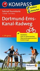 KOMPASS-Karten GmbH, KOMPASS-Karten GmbH - Kompass Fahrrad-Tourenkarten: KOMPASS Fahrrad-Tourenkarte Dortmund-Ems-Kanal-Radweg 1:50.000