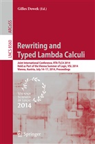 Gille Dowek, Gilles Dowek - Rewriting and Typed Lambda Calculi