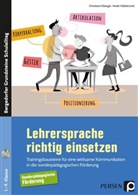 Christian Eiberger, Christiane Eiberger, Heide Hildebrandt - Lehrersprache richtig einsetzen, m. 1 CD-ROM