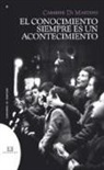 CONOCIMIENTO SIEMPRE ES UN ACONTECIMIENTO,EL