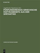 Amphilochios Papathomas - Corpus Papyrorum Raineri (CPR) - 25: Fünfunddreißig griechische Papyrusbriefe aus der Spätantike