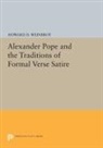 Howard Weinbrot, Howard D. Weinbrot, Weinbrot Howard D. - Alexander Pope and the Traditions of Formal Verse Satire