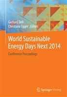 Gerhar Dell, Gerhard Dell, Egger, Egger, Christiane Egger - World Sustainable Energy Days Next 2014