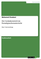 Mohamed Chaabani - Der Gedankenstrich im Fremdsprachenunterricht