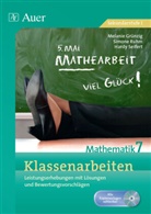 Melani Grünzig, Melanie Grünzig, Simon Ruhm, Simone Ruhm, Hardy Seifert - Klassenarbeiten Mathematik 7, m. 1 CD-ROM