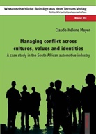 Claude H Mayer, Claude-Hélène Mayer - Managing conflict across cultures, values and identities